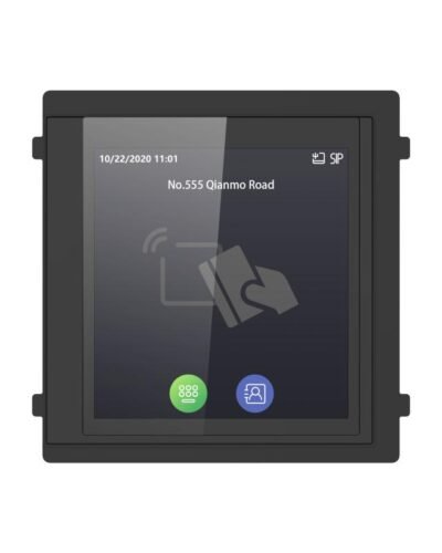 HIKVISION DS-KD-TDM Vidéophone Modulaire Affichage tactile avec lecteur de carte M1