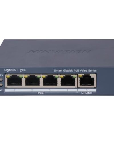 HIKVISION DS-3E1505P-EI/M Switch Gigabit POE Smart 5 ports